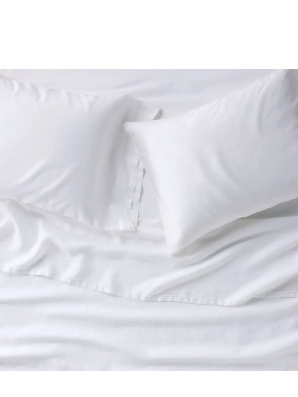 Casaluna Linen Sheet Set White